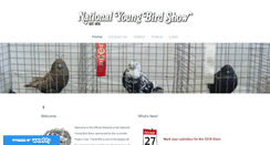 Desktop Screenshot of nationalyoungbirdshow.com