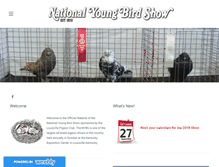 Tablet Screenshot of nationalyoungbirdshow.com
